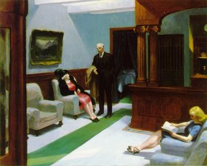 Hotel Lobby — Edward Hopper