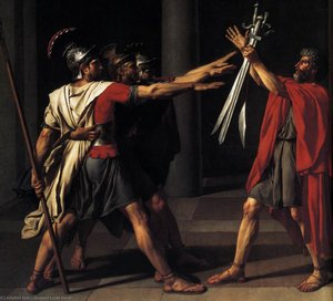 El Juramento De Los Horatios — Jacques-louis David