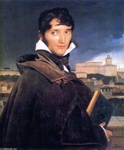 The Painter Francois-marius Granet — Jean-auguste-dominique Ingres