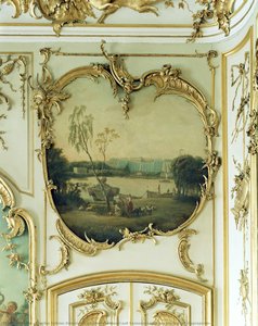 Blick Über Die Havel Auf Sanssouci Und Das Marquisat (supraporte) — Charles Sylvius Dubois