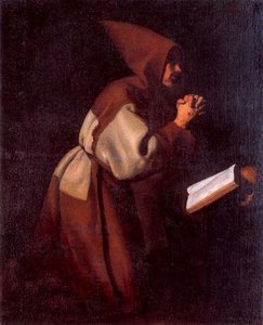 San Francisco En Oración — Francisco De Zurbarán