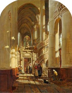 The Interior Of A Church In Paris — Henry Mark Anthony