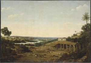 Vue D'engenho Real Au Bresil, Dit Aussi Vue D'une Sucrerie Au Bresil — Frans Post