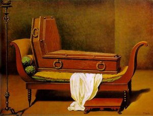 Perspective I, David's Madame Recamier — René Magritte