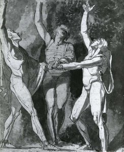The Three Conspirators Swear An Oath On The Rüthli Meadow — Johann Heinrich Füssli