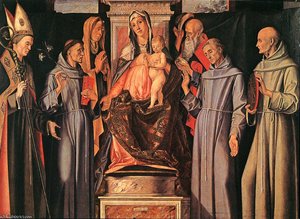 Holy Family (sacra Conversazione) — Alvise Vivarini (luigi Vivarini)
