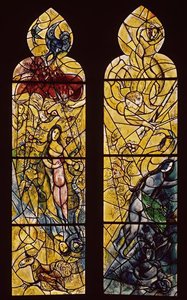 Adam Und Eva Aus Dem Paradies Vertrieben (8) — Marc Chagall