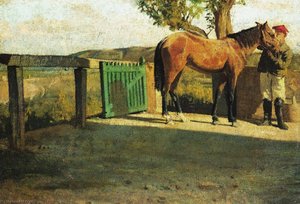 Horse In The Sunlight — Giuseppe Abbati