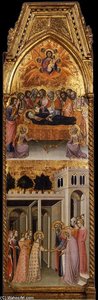 The Coronation Of The Virgin (detail) — Manfredi De Battilor Bartolo Di Fredi Fredi
