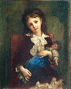 Portrait De Catherine Du Bouchage, Plus Tard Mme Daniel Ollivier — Ernest Hébert (antoine Auguste Ernest Hebert)