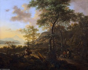 An Italianate Evening Landscape — Jan Both