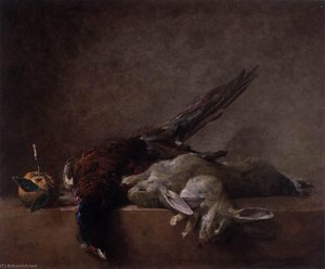 Nature Morte Au Gibier — Jean-baptiste-siméon Chardin