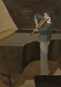 The Violinist — Stanley Spencer