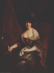 Portrait Of Mary Susanne Dinglinger, Born Gutermann — Antoine Pesne