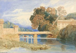 Chateau Navarre, Near Evreux, Normandy — John Sell Cotman
