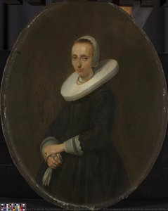 Johanna Bardoel (d After 1667). Wife Of Gerard Van Der Schalcke, Gerard Ter Borch (ii), 1644 — Gerard Ter Borch The Younger
