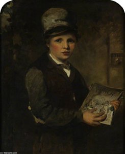 Boy Selling 'punch' — James Sant