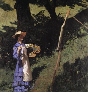 The Woman Painter - — Károly Ferenczy