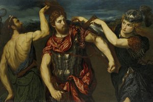 Perseus Armed By Mercury And Minerva — Paris Bordone
