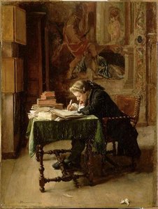 Jeune Homme Travaillant, Dit Aussi Jeune Homme Écrivant — Jean-louis Ernest Meissonier