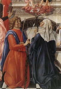 The Coronation Of The Virgin (detail) — Francesco Di Giorgio Martini