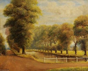 The Pond, Norwood Green, Southall, 1896 — Ernest A. L. Ham