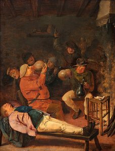 Drunken Peasant In A Tavern — एड्रियान ब्रॉवर