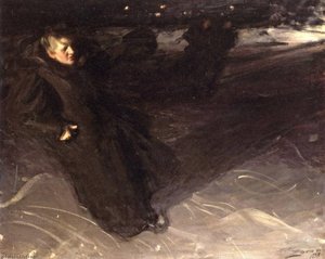 The Ice Skater — Anders Leonard Zorn