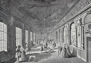 Prospect Of Innwendigen Gallery Of Garden Building — Salomon Kleiner