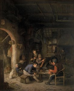 Peasants In An Inn — Adriaen Van Ostade