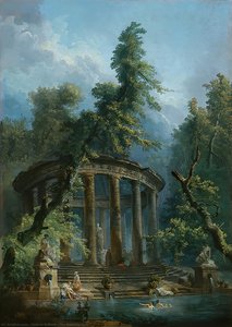The Bathing Pool — Hubert Robert