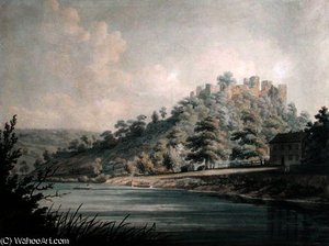 View Of Goodrich Castle On The River Wye, — Edward Dayes