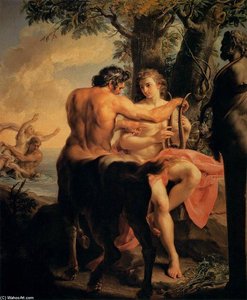 Achilles And The Centaur Chiron — Batoni Pompeo