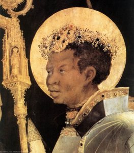 Encuentro De San Erasmo Y San Mauricio (detalle) — Matthias Grünewald