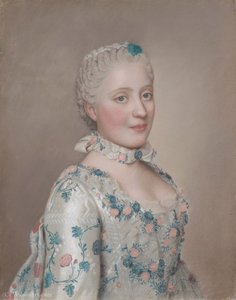 Portrait Of Marie-josèphe Of Saxony — Jean-étienne Liotard
