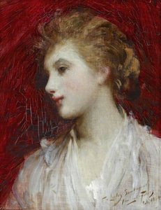 Portrait Of A Girl — Samuel Luke Fildes