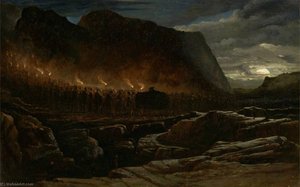Funeral Procession (also Known As The Burial Of Alaric) — James Francis Danby