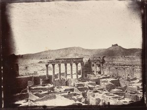 Temple Of Bel, Northwest Interior Corner Of The Courtyard — Louis Vignes