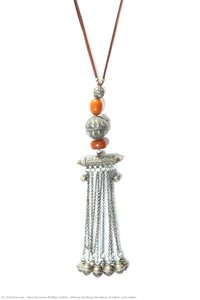 Collana Africana Di Argento E Ambra — Alan Donovan Phillips Leitch