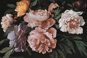 Peonies — Anselm Friedrich Feuerbach