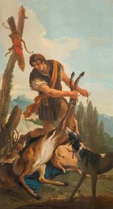 Cacciatore Con Cervo — Giambattista Tiepolo