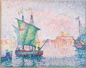 Venecia, La Nube Rosa, 1909 — Paul Signac