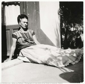 Photograph Of Frida Kahlo At Her Home In Coyoacan, Mexico — Betty Lou Packard