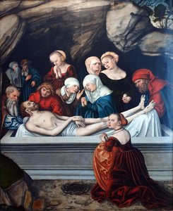 Cycle Of Passion: The Entombment — Lucas Cranach The Elder
