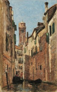 Canal In Venice — Silva Porto