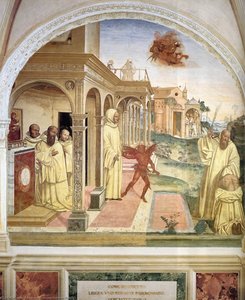Life Of St Benedict, Scene 13: Benedict Frees A Monk — Il Sodoma (giovanni Antonio Bazzi)