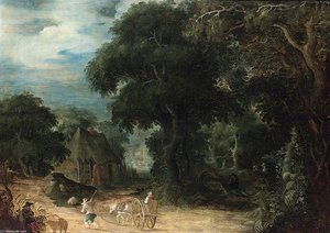 Wooded Landscape — Abraham Govaerts