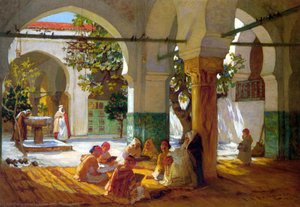 Learning The Qu'ran — Frederick Arthur Bridgman