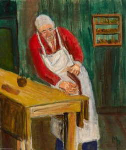Man In Workshop — Myfanwy Baker