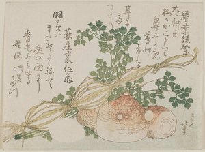 Eier Und Rüben — Katsushika Hokusai